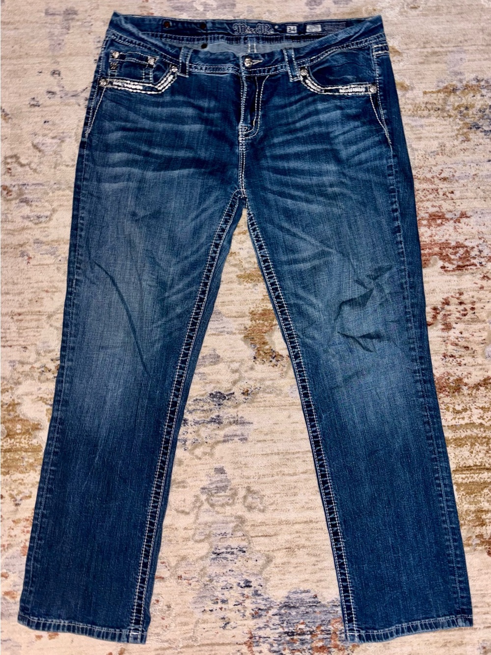 Miss Me Plus Size Easy Crop Jeans - Picture 2 of 7